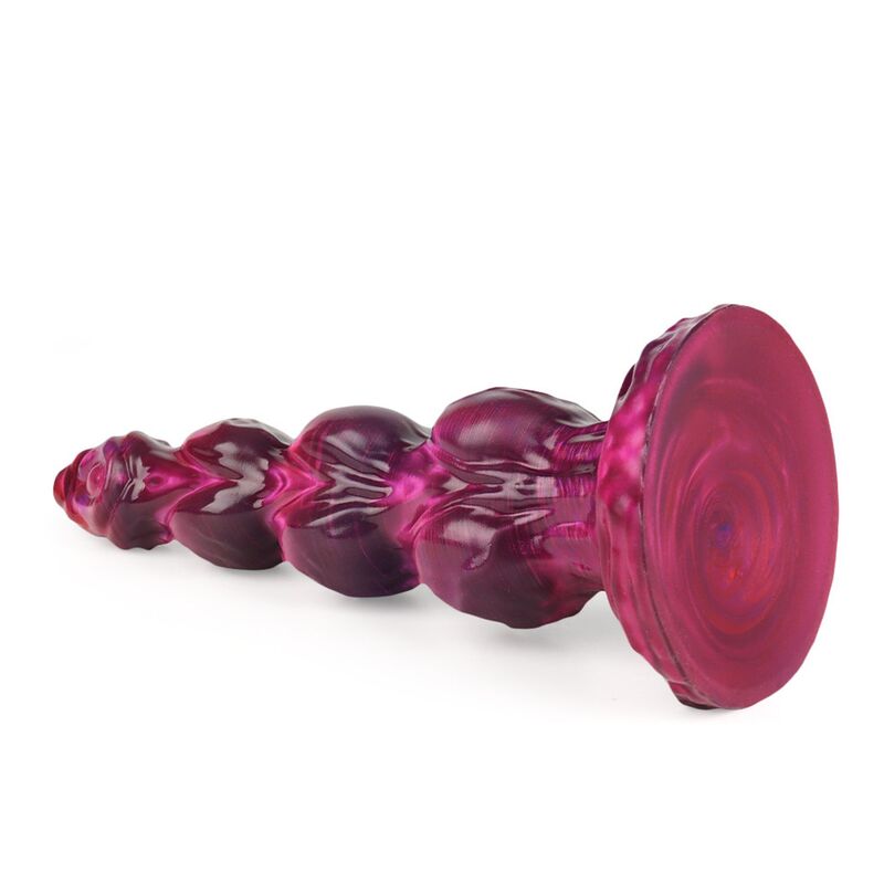 POWER MONSTERS - PRIMAL BEASTLORD PINK TRANSLUCENT FANTASY SILICONE DILDO 26 CM Ø 5 CM - Imagem de 5