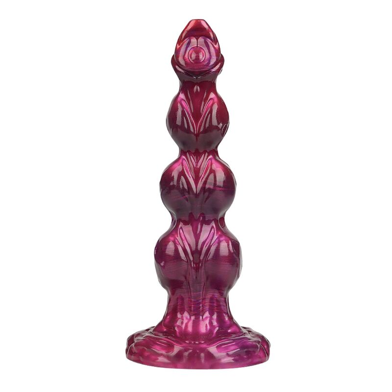 POWER MONSTERS - PRIMAL BEASTLORD PINK TRANSLUCENT FANTASY SILICONE DILDO 26 CM Ø 5 CM - Imagem de 4