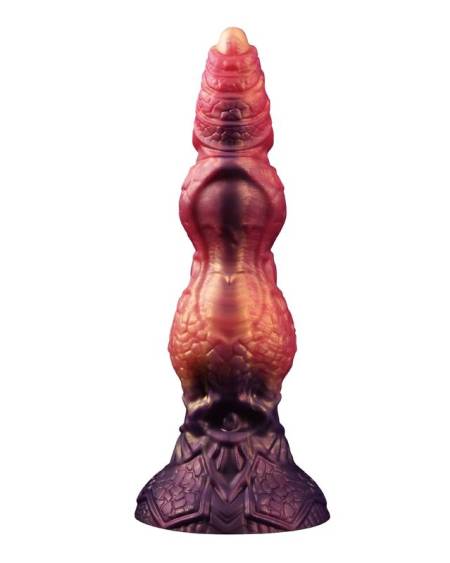 POWER MONSTERS - SAVAGE BEASTLORD TRICOLOR FANTASY SILICONE DILDO 24 CM Ø 5 CM