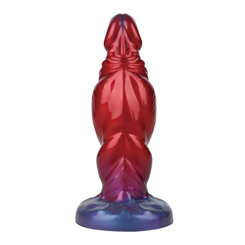 POWER MONSTERS - SHADOW BEHEMOTH BICOLOR INFLATABLE FANTASY SILICONE DILDO 22 CM Ø 5 CM - Imagem de 5