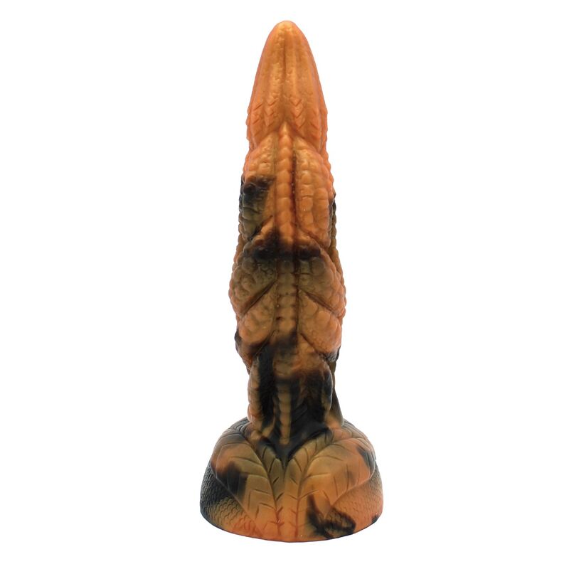 POWER MONSTERS - TYRANNOSAURUS BICOLOR FANTASY SILICONE DILDO 20.5 CM Ø 5 CM - Imagem de 3