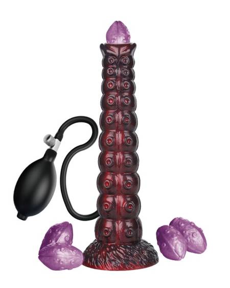 POWER MONSTERS - VOIDCLAW BRUTE BICOLOR INFLATABLE FANTASY SILICONE DILDO 29 CM Ø 5.7 CM