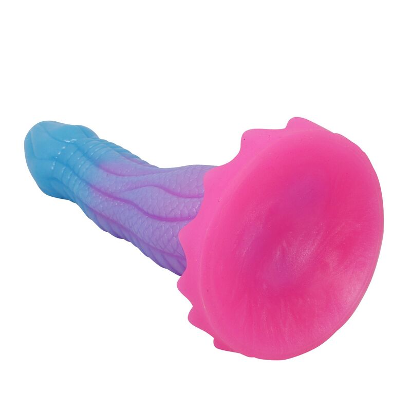 POWER MONSTERS - VOID PYTHON FANTASY DILDO WITH SUCTION CUP 20.5 CM Ø 5.2 CM BLUE, PURPLE PINK - Imagem de 5
