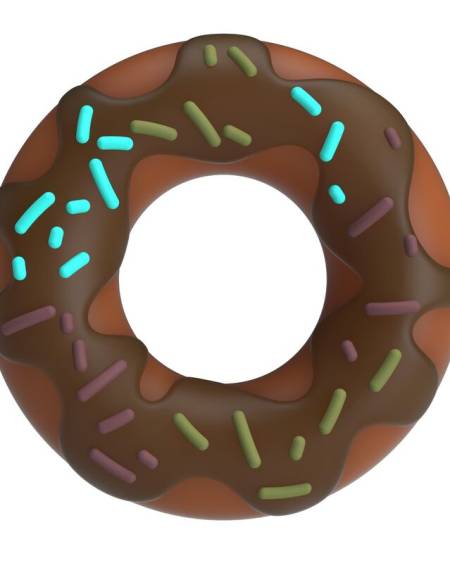 PRETTY LOVE - SUPER DONUT PENIS RING BROWN