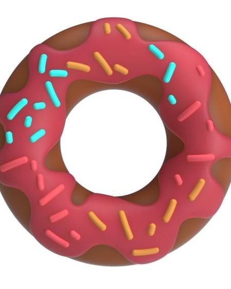 PRETTY LOVE - SUPER DONUT PENIS RING PINK