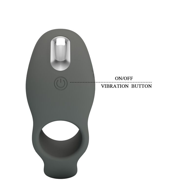 PRETTY LOVE - RECHARGEABLE VIBRATING RING WITH DUAL STIMULATION - Imagem de 3