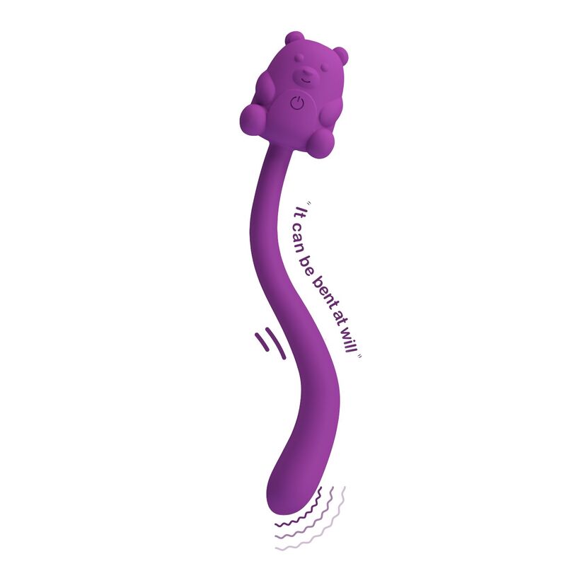 PRETTY LOVE - CUTE BEAR FLIRTING STICK RECHARGEABLE VIBRATOR - Imagem de 5