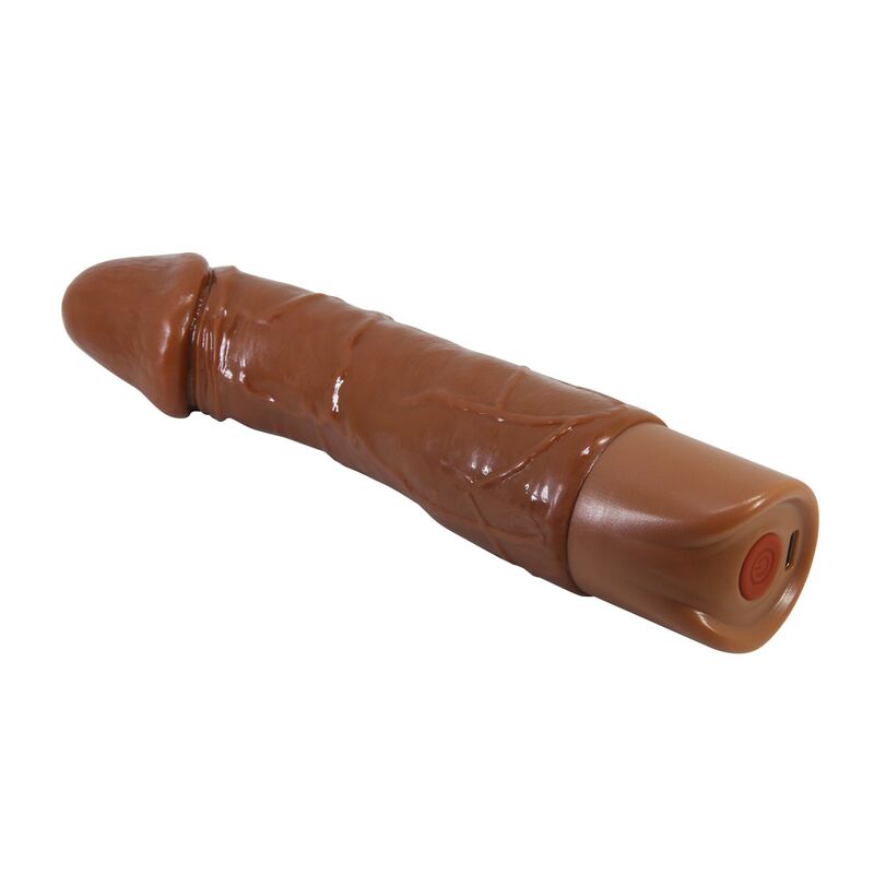 PRETTY LOVE - DONALD REALISTIC VIBRATOR 19.5 CM Ø 4 CM BROWN - Imagem de 5