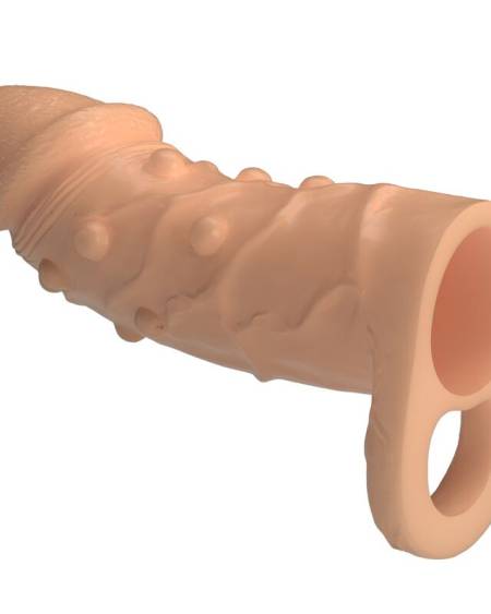 PRETTY LOVE - DORT PENIS EXTENSION SLEEVE 14 CM Ø 4 CM NATURAL