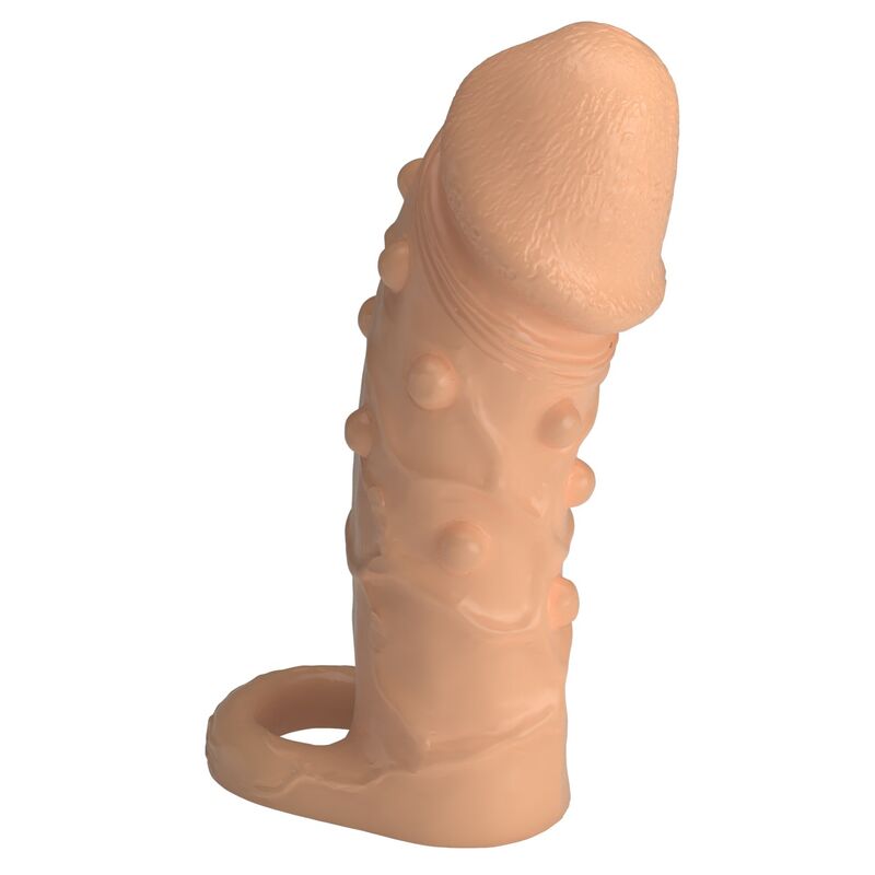PRETTY LOVE - DORT PENIS EXTENSION SLEEVE 14 CM Ø 4 CM NATURAL - Imagem de 5