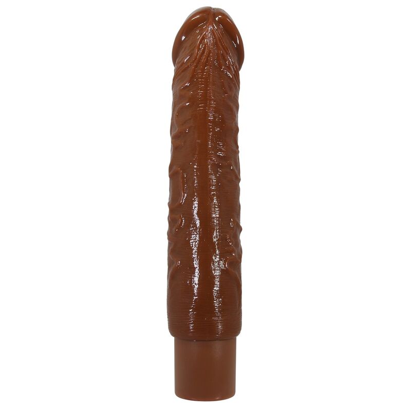 PRETTY LOVE - DUKE REALISTIC VIBRATOR 23.5 CM Ø 4.8 CM BROWN - Imagem de 3
