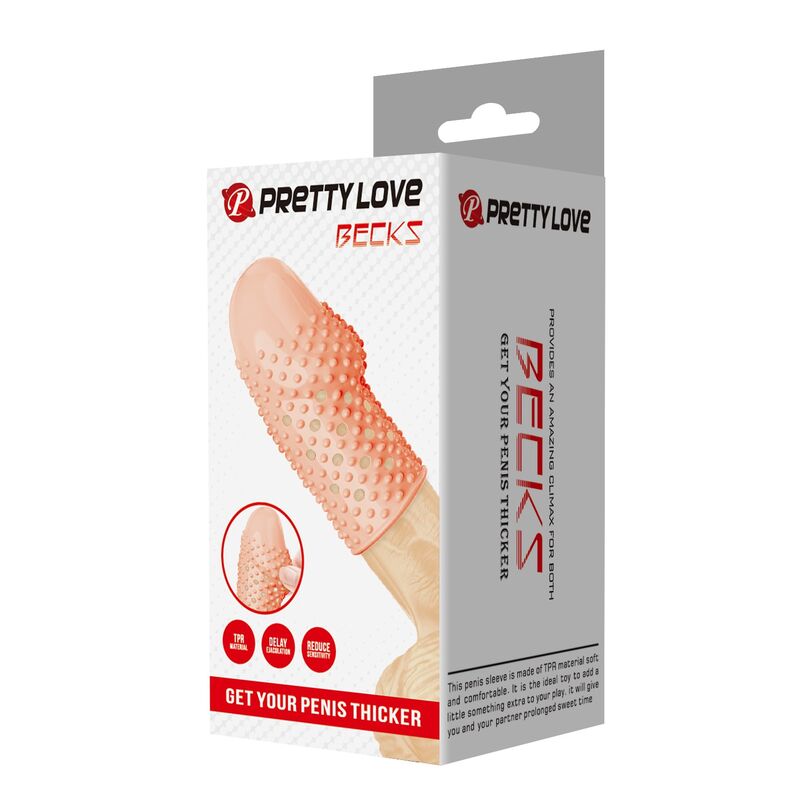 PRETTY LOVE - GEEK'S PENIS SLEEVE GET YOUR PENIS THICKER NATURAL COLOR - Imagem de 3