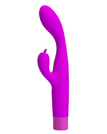 PRETTY LOVE - JENE DUAL STIMULATION G-SPOT AND CLITORAL VIBRATOR PURPLE