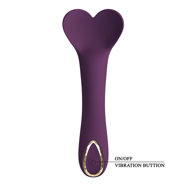 PRETTY LOVE - KENYELL RECHARGEABLE VIBRATOR 10 FUNCTIONS PURPLE - Imagem de 2