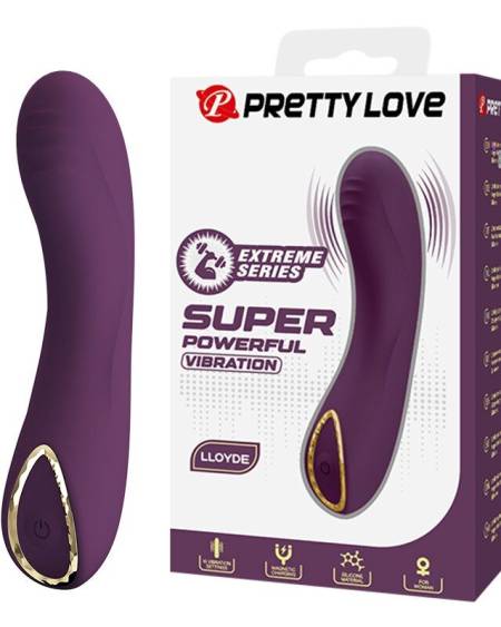 PRETTY LOVE - LLOYDE RECHARGEABLE VIBRATOR 10 FUNCTIONS PURPLE