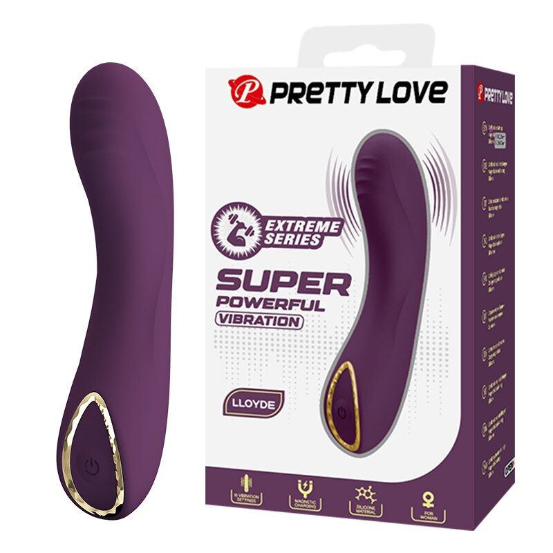 PRETTY LOVE - LLOYDE RECHARGEABLE VIBRATOR 10 FUNCTIONS PURPLE