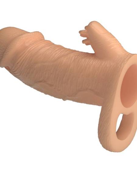 PRETTY LOVE - RODERIC PENIS EXTENSION SLEEVE 13 CM Ø 3.8 CM NATURAL