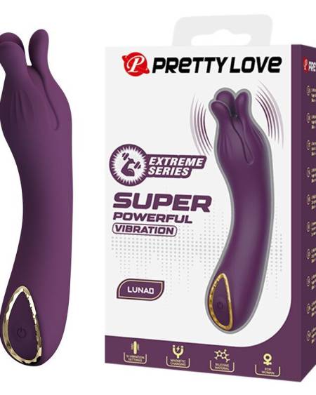 PRETTY LOVE - LUNAO RECHARGEABLE VIBRATOR 10 FUNCTIONS PURPLE