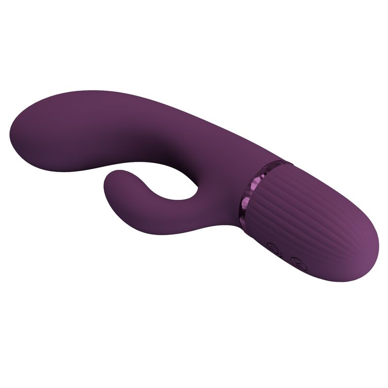 PRETTY LOVE - MARGIE RECHARGEABLE RABBIT VIBRATOR 10 FUNCTIONS PURPLE - Imagem de 5