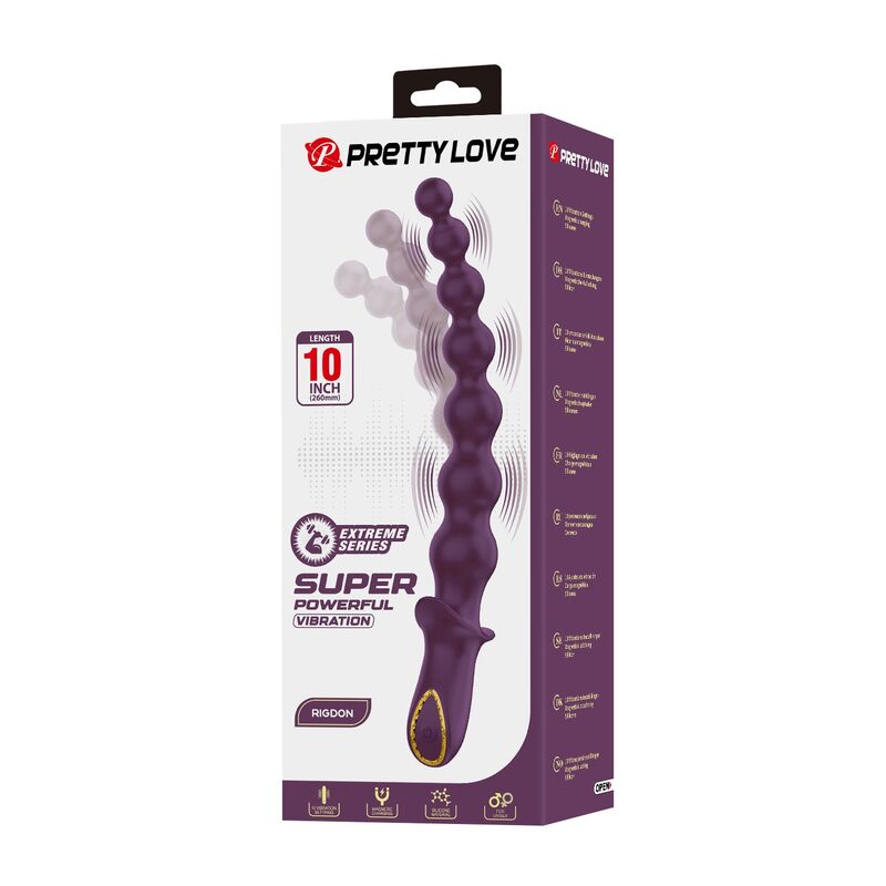 PRETTY LOVE - MADISON RECHARGEABLE ANAL VIBRATOR 10 FUNCTIONS - Imagem de 3