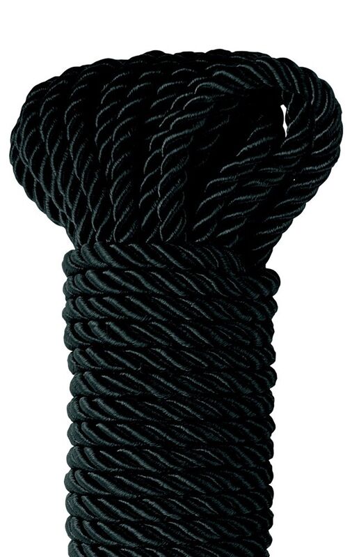 FETISH FANTASY SERIES - BLACK DELUXE SILK ROPE 9.75 M - Imagem de 2