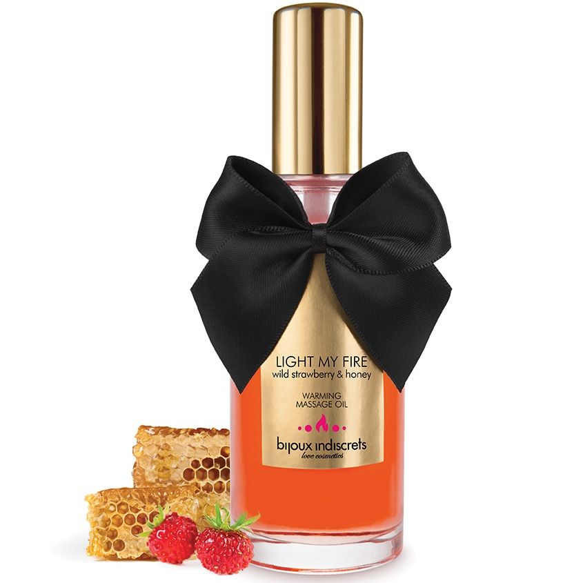 BIJOUX - MASSAGE OIL HEAT EFFECT STRAWBERRY AROMA - Imagem de 2