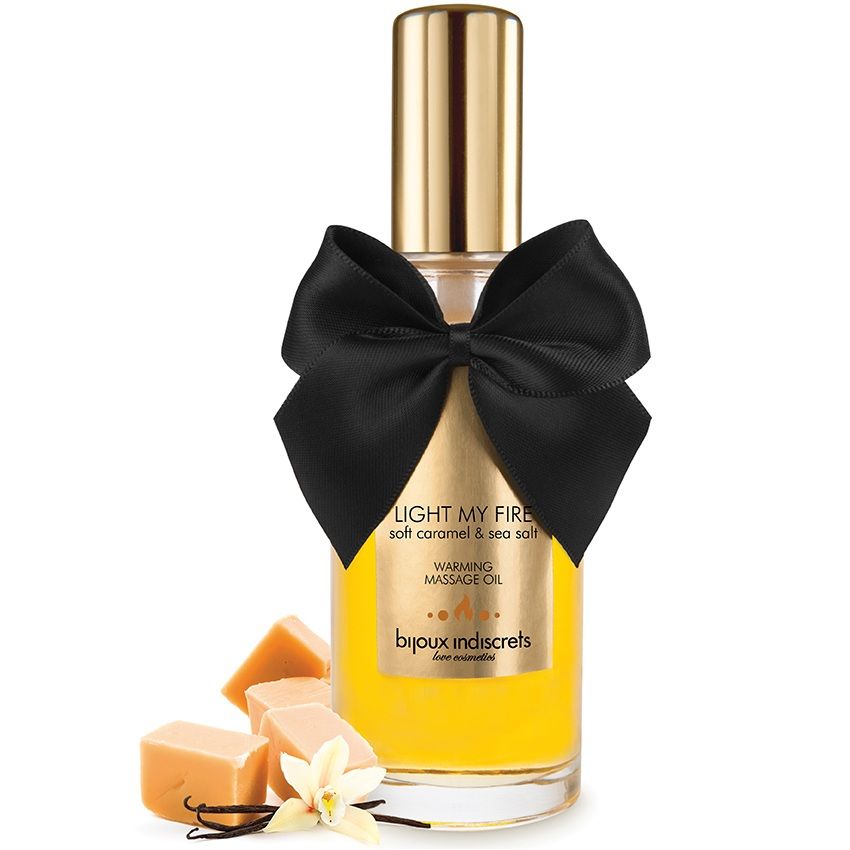 BIJOUX - MASSAGE OIL HEAT EFFECT CARAMEL AROMA - Imagem de 2