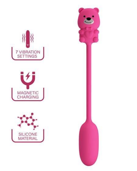 PRETTY LOVE - OLSON RECHARGEABLE BULLET VIBRATOR WITH WIRED CONTROLLER PINK