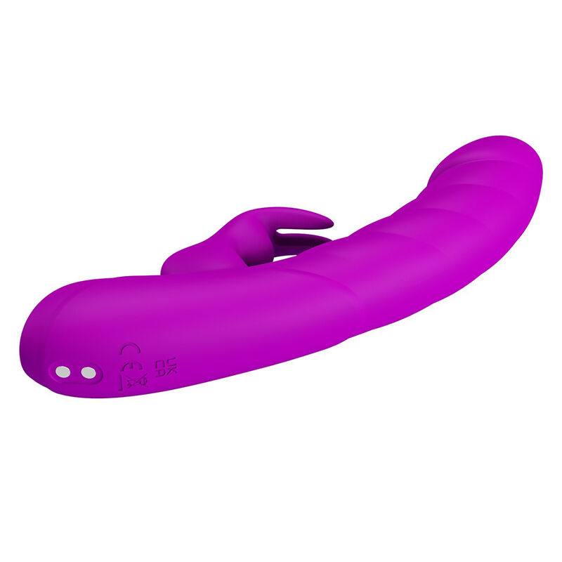 PRETTY LOVE - MONICA RECHARGEABLE DUAL STIMULATION G-SPOT AND CLITORAL VIBRATOR PURPLE - Imagem de 5