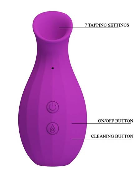 PRETTY LOVE - MAGIC BOTTLE RECHARGEABLE CLITORAL SUCTION STIMULATOR PURPLE