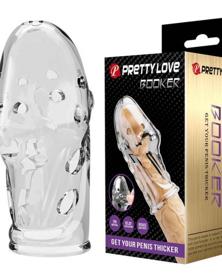 PRETTY LOVE - ROCKER PENIS SLEEVE GET YOUR PENIS THICKER TRANSPARENT