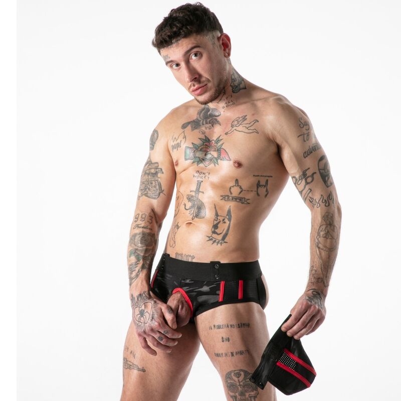 LOCKER GEAR - FULL MILITARY ACCESS JOCK BRIEF RED S - Imagem de 3