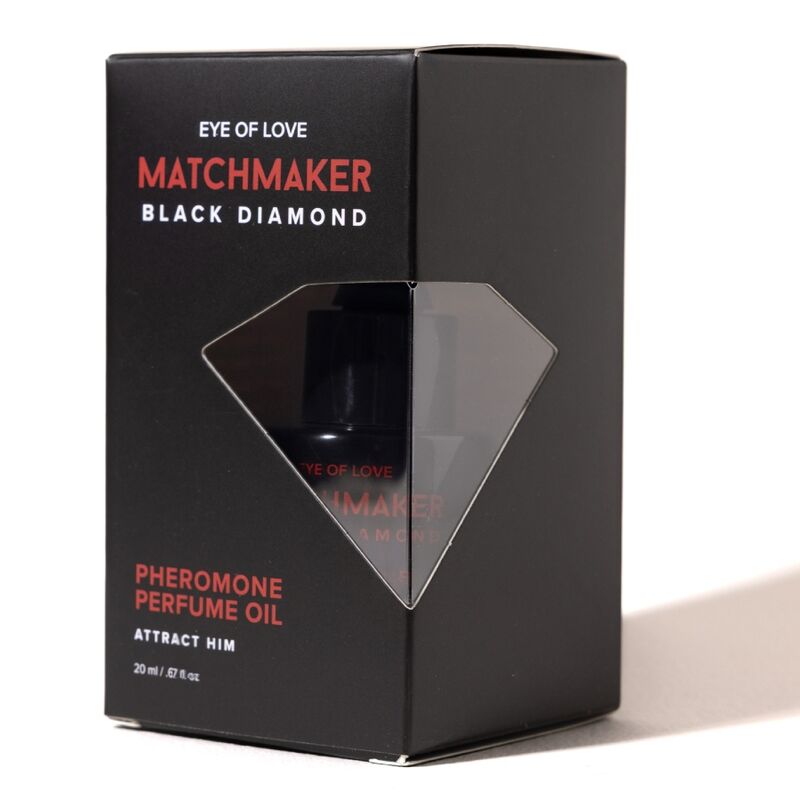 EYE OF LOVE - MATCHMAKER BLACK DIAMOND PHEROMONE PERFUME OIL 20 ML - Imagem de 3