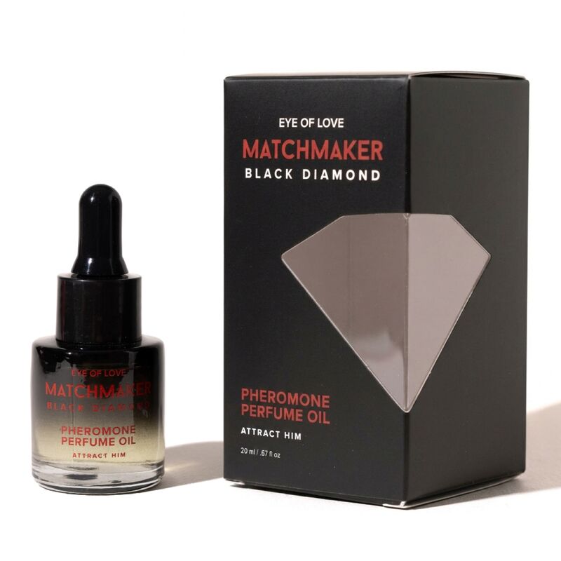 EYE OF LOVE - MATCHMAKER BLACK DIAMOND PHEROMONE PERFUME OIL 20 ML - Imagem de 2