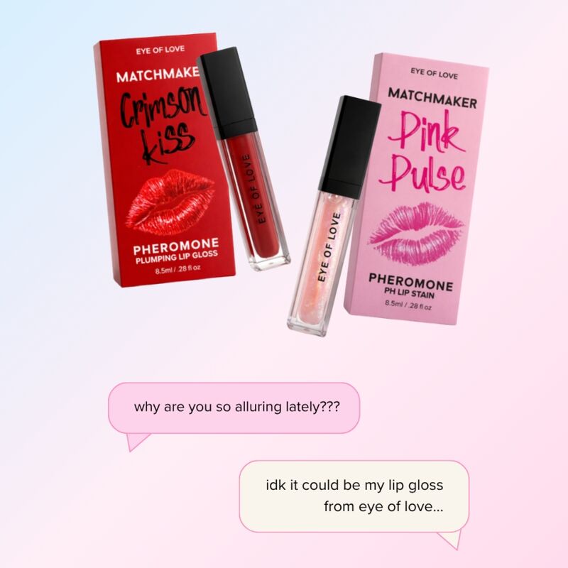 EYE OF LOVE - MATCHMAKER CRIMSON KISS RED LIP GLOSS VOLUMIZING EFFECT WITH PHEROMONES 8.5 ML - Imagem de 5
