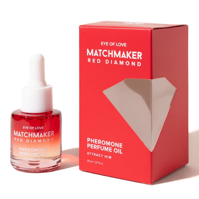 EYE OF LOVE - MATCHMAKER RED DIAMOND PHEROMONE PERFUME OIL 20 ML - Imagem de 5