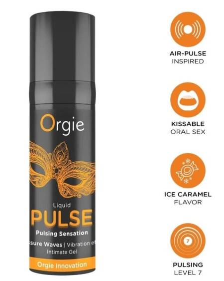 ORGIE - PULSE KISSABLE PULSING SENSATION INTIMATE GEL 15 ML
