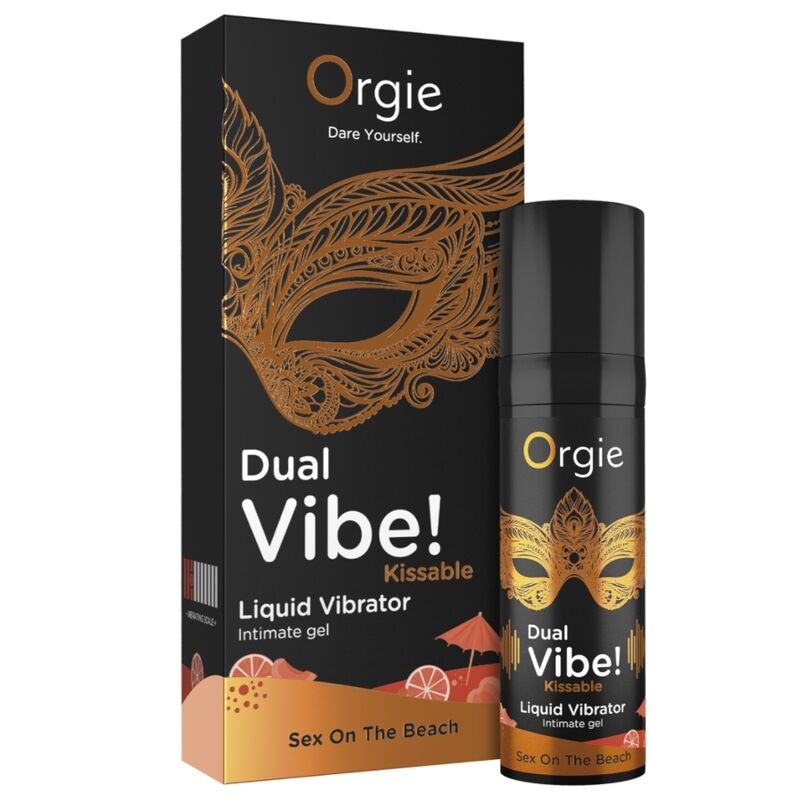 ORGIE - DUAL VIBE! SEX ON THE BEACH KISSABLE LIQUID VIBRATOR 15 ML - Imagem de 3
