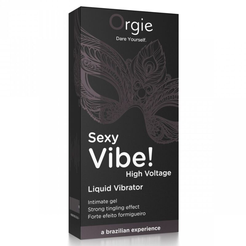 ORGIE - SEXY VIBE! HIGH VOLTAGE EXTRA STRONG LIQUID VIBRATOR 15 ML - Imagem de 3