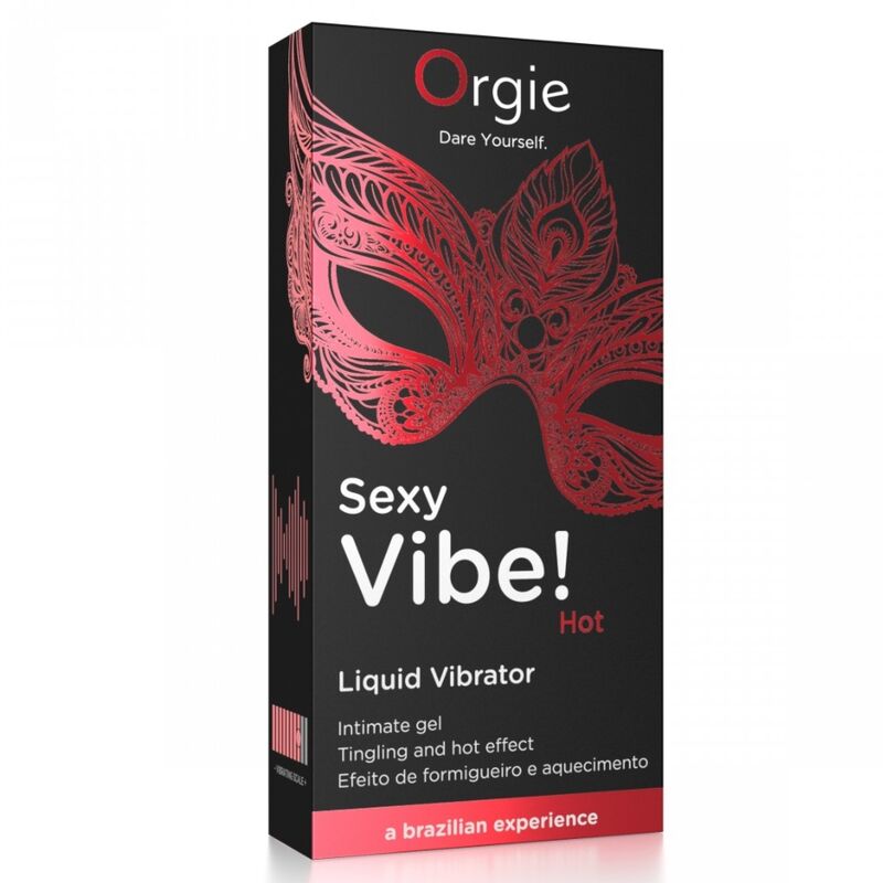ORGIE - SEXY VIBE! HOT WARMING LIQUID VIBRATOR 15 ML - Imagem de 3
