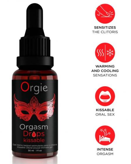 ORGIE - ORGASM DROPS KISSABLE CLITORAL AROUSAL 30 ML