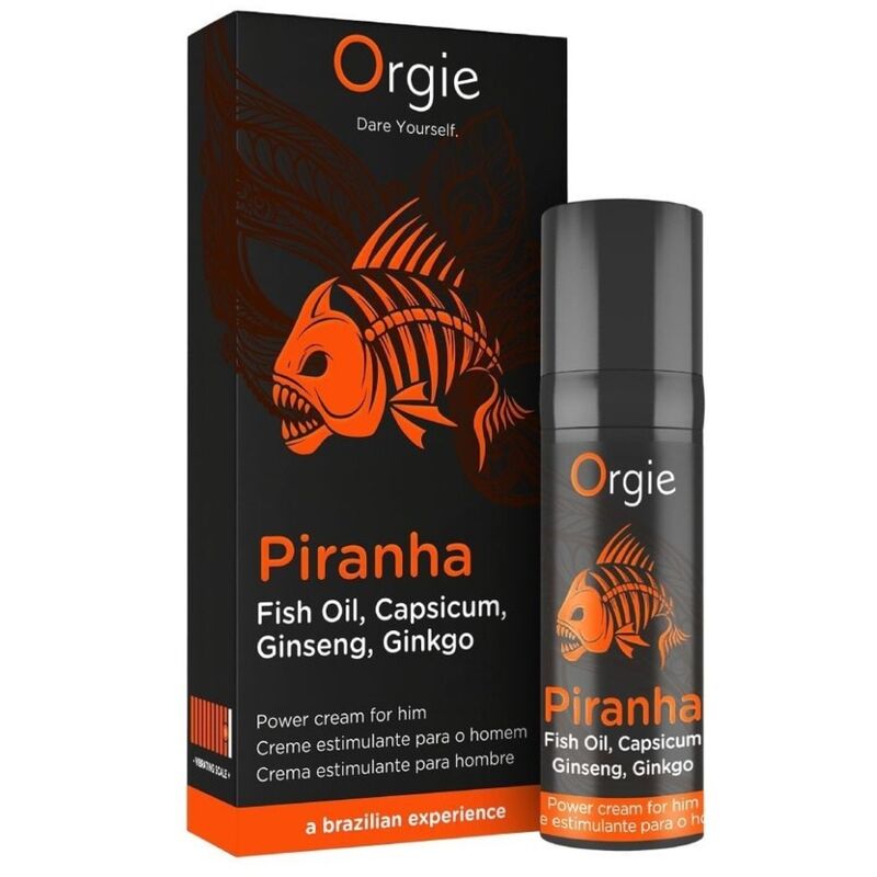 ORGIE - PIRANHA POWER CREAM FOR HIM 15 ML - Imagem de 5