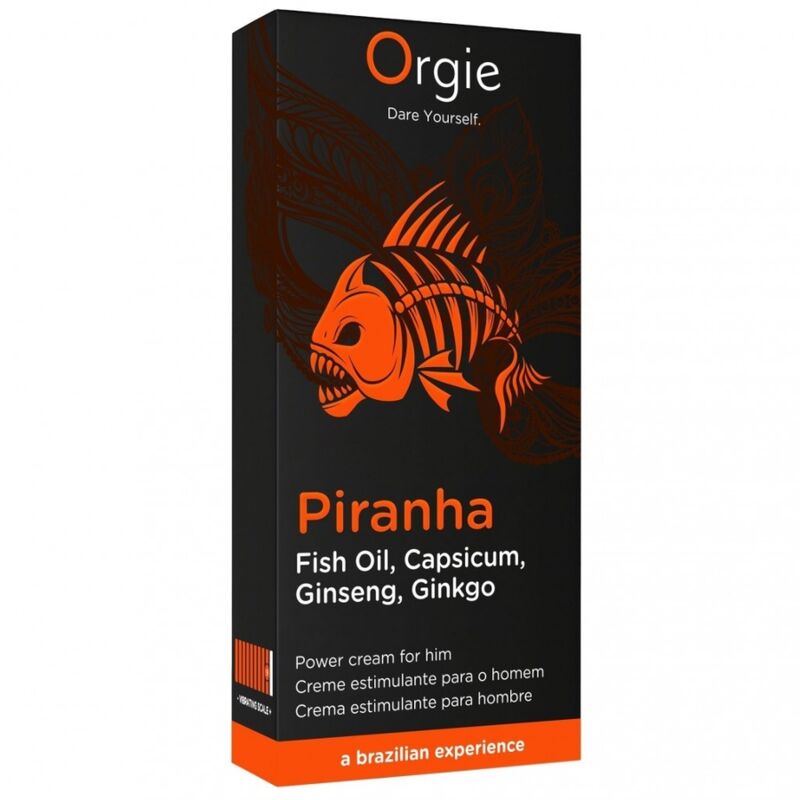 ORGIE - PIRANHA POWER CREAM FOR HIM 15 ML - Imagem de 4