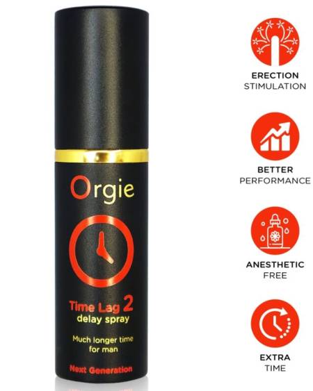 ORGIE - TIME LAG 2 DELAY SPRAY ANESTHETIC FREE 10 ML