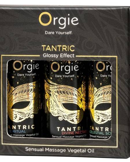 ORGIE - TANTRIC MINI SIZE COLLECTION SENSUAL MASSAGE OILS 3 X 30 ML