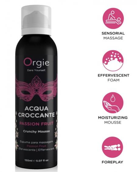 ORGIE - ACQUA CROCCANTE PASSION FRUIT CRUNCHY MASSAGE MOUSSE 150 ML