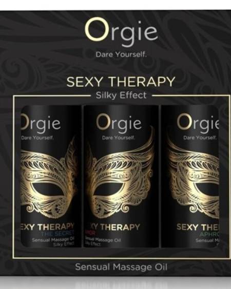 ORGIE - SEXY THERAPY MINI SIZE COLLECTION SENSUAL MASSAGE OILS 3 X 30 ML