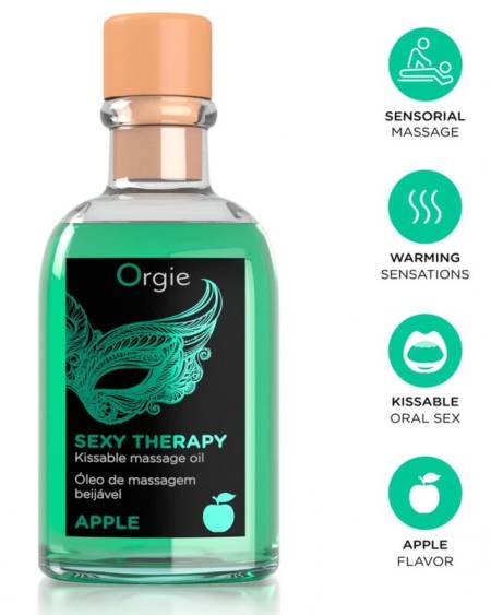 ORGIE - LIPS MASSAGE APPLE KISSABLE MASSAGE SET 100 ML