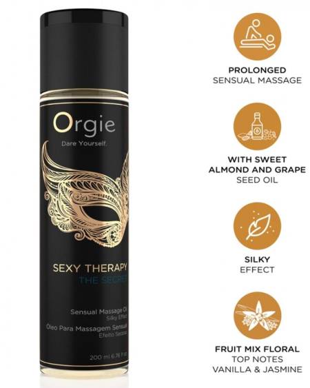 ORGIE - SEXY THERAPY THE SECRET SENSUAL MASSAGE OIL 200 ML