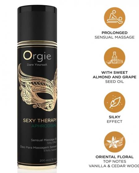 ORGIE - SEXY THERAPY APHRODISIAC SENSUAL MASSAGE OIL 200 ML